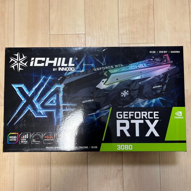 PCパーツ新同品iCHILLx4 INNO3D GeForce RTX 3080 10GB