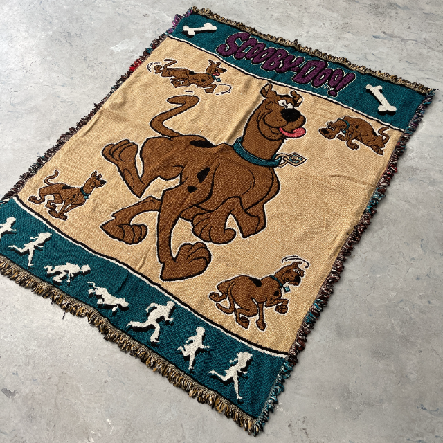 スクービードゥー Scooby Doo ビンテージラグ 130x102