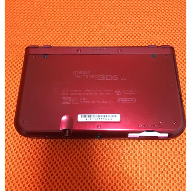 New任天堂3DS LL メタリックレッド 赤　本体