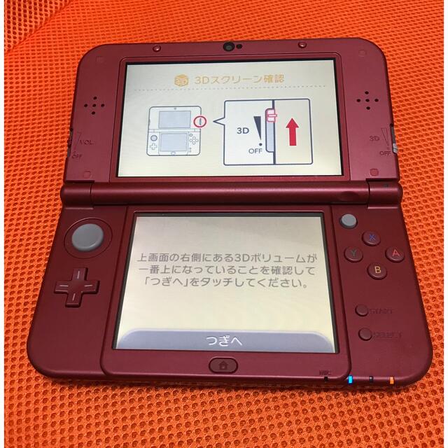 New任天堂3DS LL メタリックレッド 赤 本体の通販 by shop|ラクマ