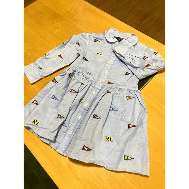 Ralph Lauren(ラルフローレン)のラルフローレン　フラッグワンピース　2T キッズ/ベビー/マタニティのキッズ服女の子用(90cm~)(ワンピース)の商品写真