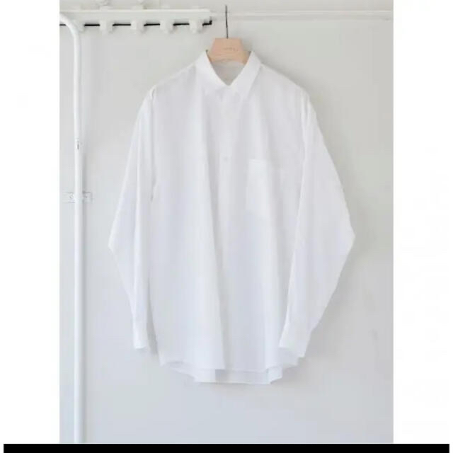 comoli 22ss コモリ  シャツ  4 ホワイト　新型シャツ