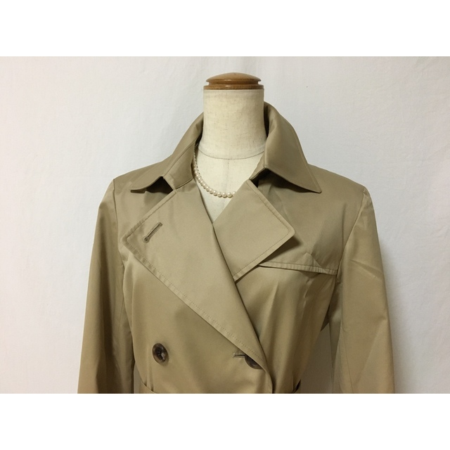 B722新品23区Sコットンエステルギャバジントレンチコート44¥34100