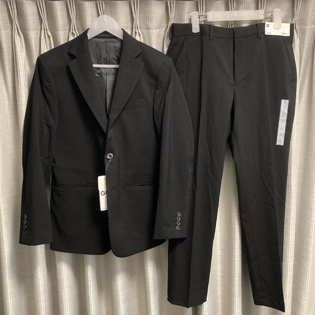 GU - GU ジーユー セットアップ スーツ黒の通販 by す's shop