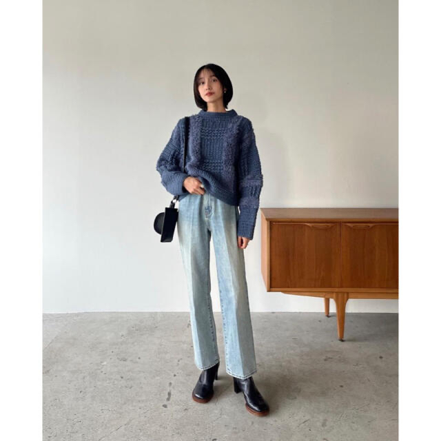 CLANE(クラネ)の【なかさま専用】CLANE♡WIDE CHECK HAND KNIT レディースのトップス(ニット/セーター)の商品写真