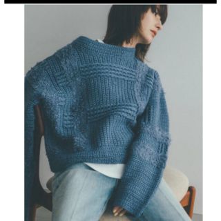 クラネ(CLANE)の【なかさま専用】CLANE♡WIDE CHECK HAND KNIT(ニット/セーター)