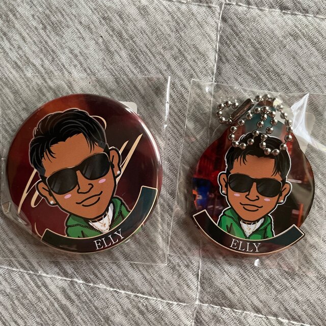 100%安い 三代目J Soul Brothers ELLY ストラップ缶バッジバンド 三代目J Soul Brothers ELLYさんキャラクターキーホルダー