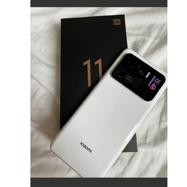 美品　Xiaomi 11 Ultra  12+256 ホワイト google