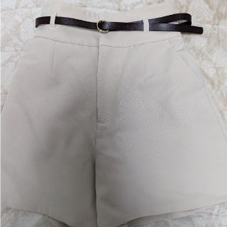 マジェスティックレゴン(MAJESTIC LEGON)のマジェスティックレゴン ベルト付き ハイウエスト ショートパンツ M(ショートパンツ)