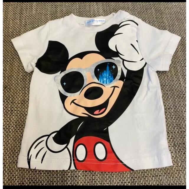 ディズニー　ミッキー　Tシャツ キッズ/ベビー/マタニティのベビー服(~85cm)(Ｔシャツ)の商品写真