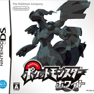 ポケットモンスター　ホワイト　ポケモン　DS　箱・ケースあり　綺麗(携帯用ゲームソフト)