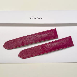 カルティエ(Cartier)のCartier タンク　レザーベルト　バンド　ストラップ  LMサイズ(腕時計)
