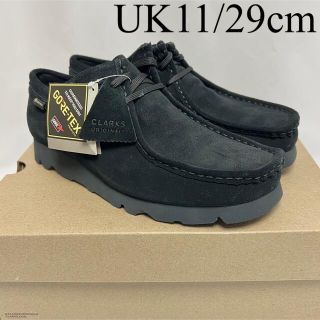 クラークス(Clarks)のクラークス Wallabee ワラビー 黒 ゴアテックス Clarks GORE(スリッポン/モカシン)