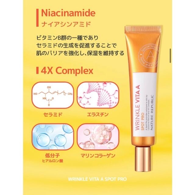 NATURE REPUBLIC(ネイチャーリパブリック)のNATURE REPUBLIC リンクルビタA スポットプロ コスメ/美容のスキンケア/基礎化粧品(美容液)の商品写真