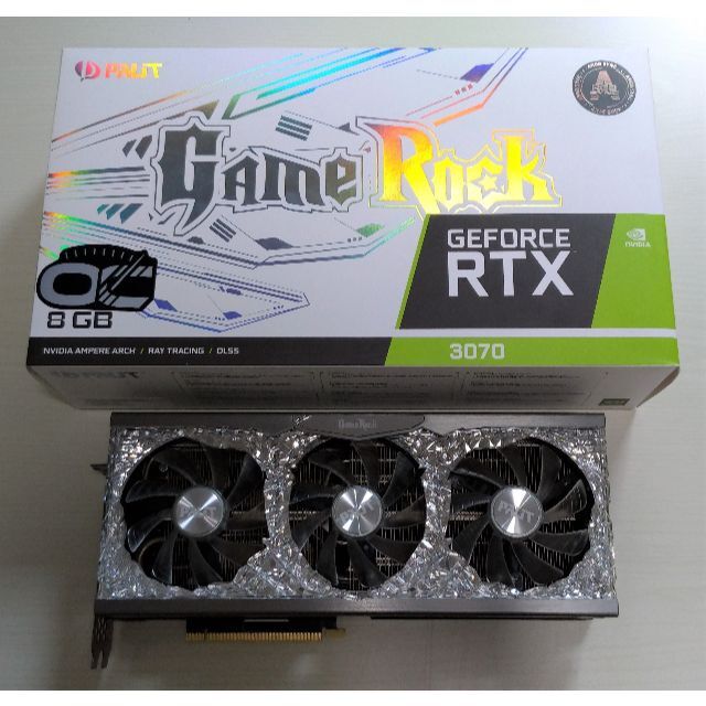 【動作品】Palit Gaming Rock OC RTX 3070 非LHR