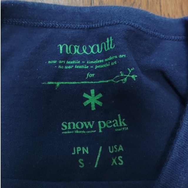 Snow Peak(スノーピーク)のsnow peak　Tシャツ　S メンズのトップス(Tシャツ/カットソー(半袖/袖なし))の商品写真