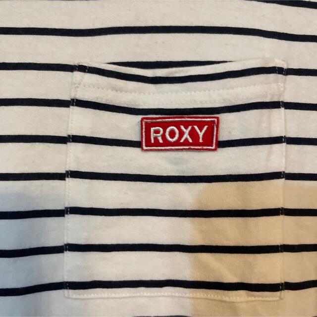 Roxy(ロキシー)のROXY ロキシー　ボーダー　レディース　トップス  ゆったりサイズ　S レディースのトップス(Tシャツ(半袖/袖なし))の商品写真