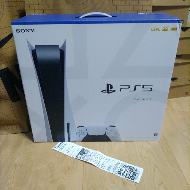 PlayStation(プレイステーション)のPS5 PlayStation5 CFI-1100A01 本体　新品未使用　ノジ エンタメ/ホビーのゲームソフト/ゲーム機本体(家庭用ゲーム機本体)の商品写真