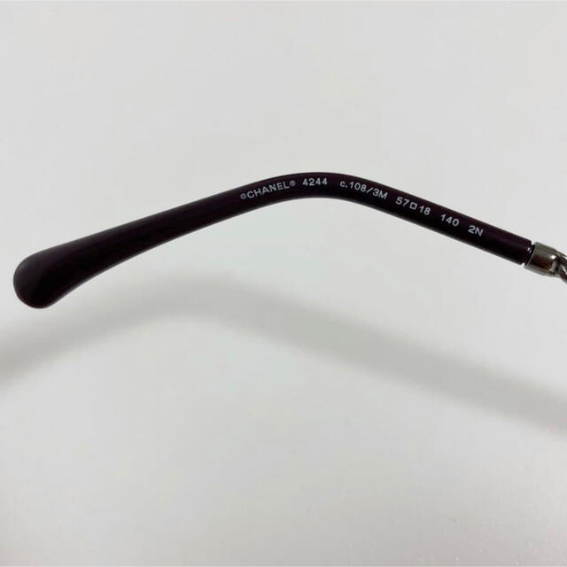 CHANEL シャネル サングラス グラデーション チェーン アラウンド
