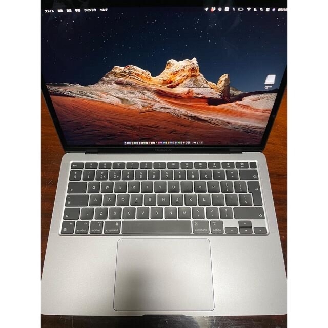 Mac (Apple)(マック)のMacBook Air M1 2020 スペースグレイ スマホ/家電/カメラのPC/タブレット(ノートPC)の商品写真