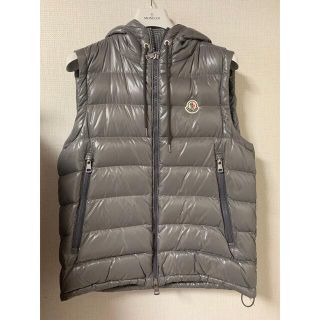 モンクレール(MONCLER)のモンクレール ダウンベスト LANOUX グレー MONCLER ラヌー(ダウンベスト)