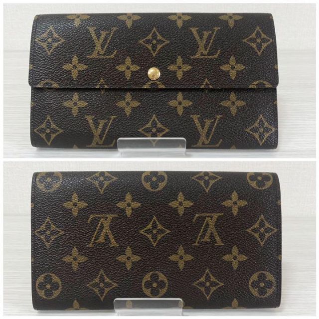 ルイヴィトン モノグラム 長財布 ポルトモネクレディ 廃盤品 レアLOUISVUITTON