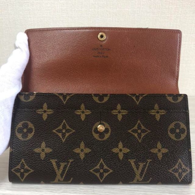 ルイヴィトン モノグラム 長財布 ポルトモネクレディ 廃盤品 レアLOUISVUITTON