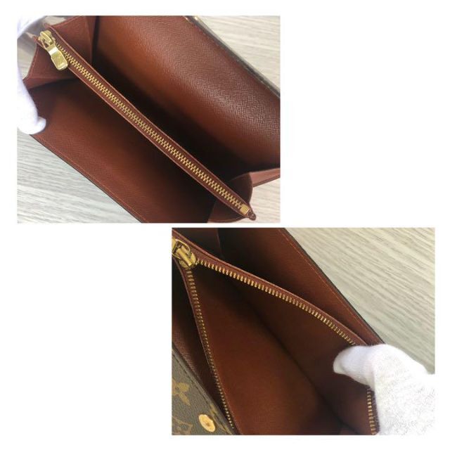 ルイヴィトン モノグラム 長財布 ポルトモネクレディ 廃盤品 レアLOUISVUITTON