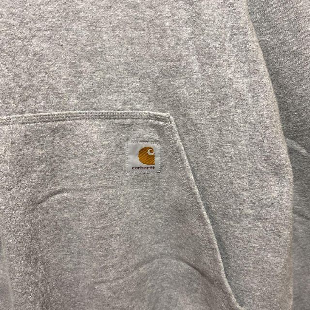 carhartt(カーハート)の古着　カーハート　パーカー ボックスロゴ　ビッグシルエット メンズのトップス(パーカー)の商品写真