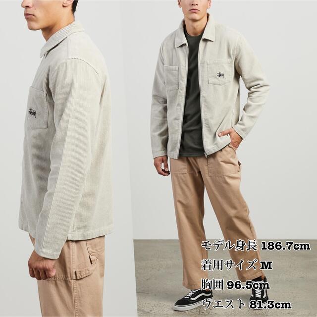 STUSSY 訳アリ STUSSY コーデュロイ ジャケット ジッパー