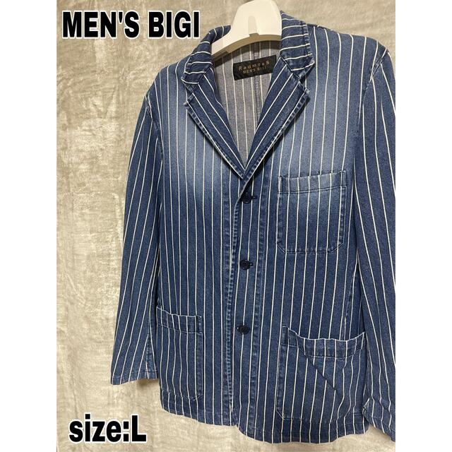 MEN'S BIGI - MEN’S BIGI/メンズビギ デニムジャケット サイズLの通販 by JIMMYちゃん｜メンズビギならラクマ