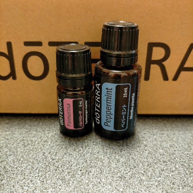 doTERRA ドテラ ペパーミント15ml×1本＆パルマローザ5ml(非売品)