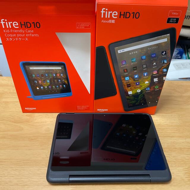 Amazon Fire HD10(第9世代)32GBブラック新品　ケース付き