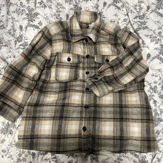 エイチアンドエム(H&M)のvintage plaid shirt outerwear jacket (テーラードジャケット)