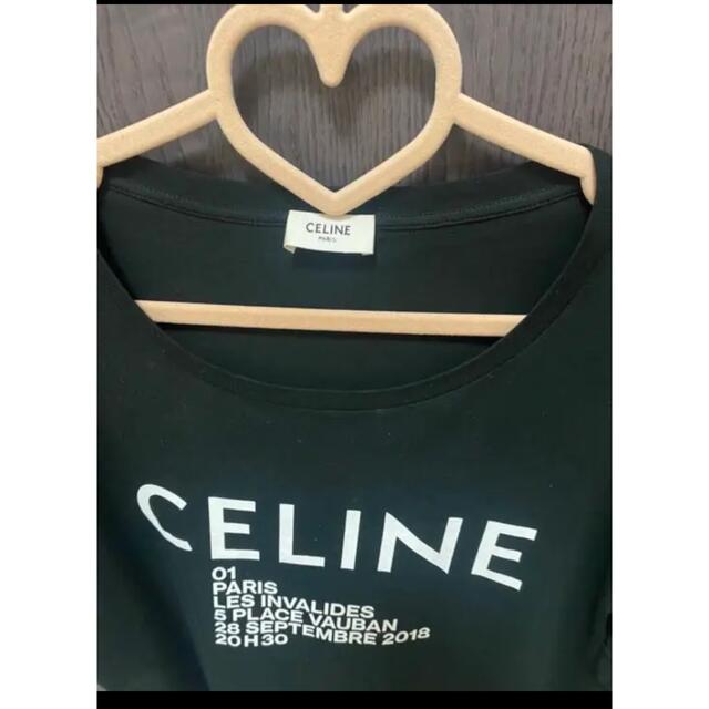 CELINE  セリーヌ　ルーズ Tシャツ コットンジャージー ブラック