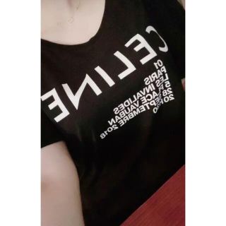 celine - CELINE セリーヌ ルーズ Tシャツ コットンジャージー