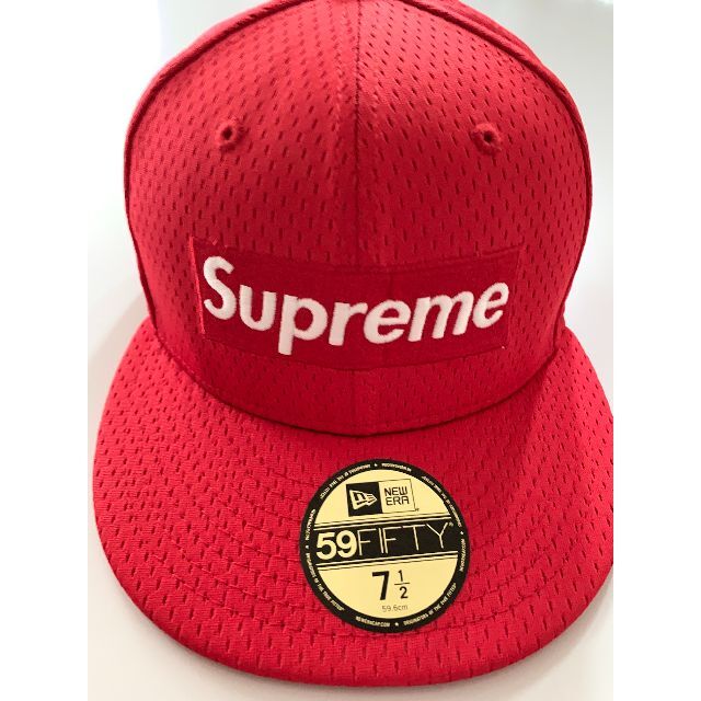 SUPREME x NEWERA MESH BOX LOGO CAP 4