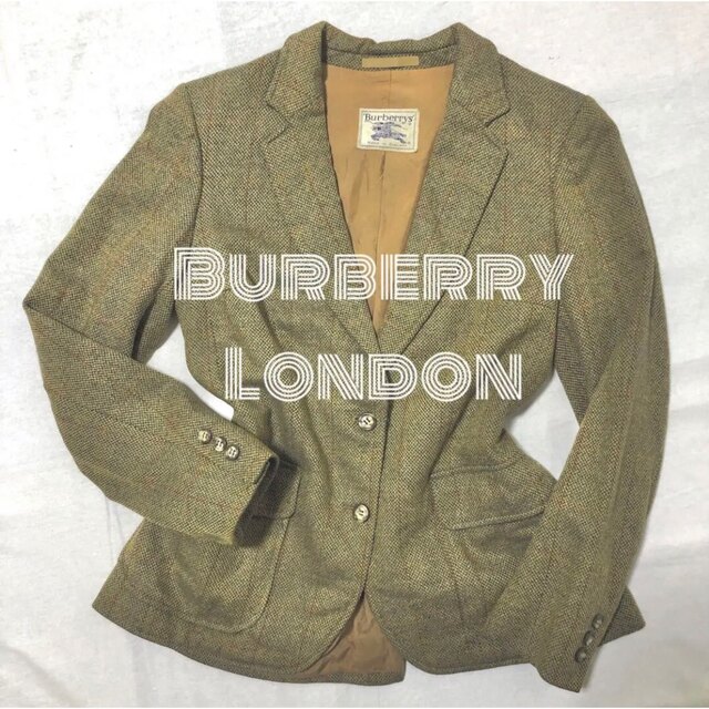 BURBERRY(バーバリー)のvintage Burberry London テーラードジャケット レディースのジャケット/アウター(テーラードジャケット)の商品写真