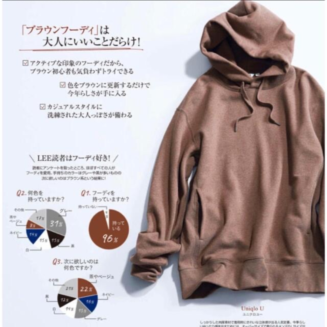 UNIQLO(ユニクロ)の新品 UNIQLO U ユニクロ スウェットプルパーカー メンズのトップス(パーカー)の商品写真