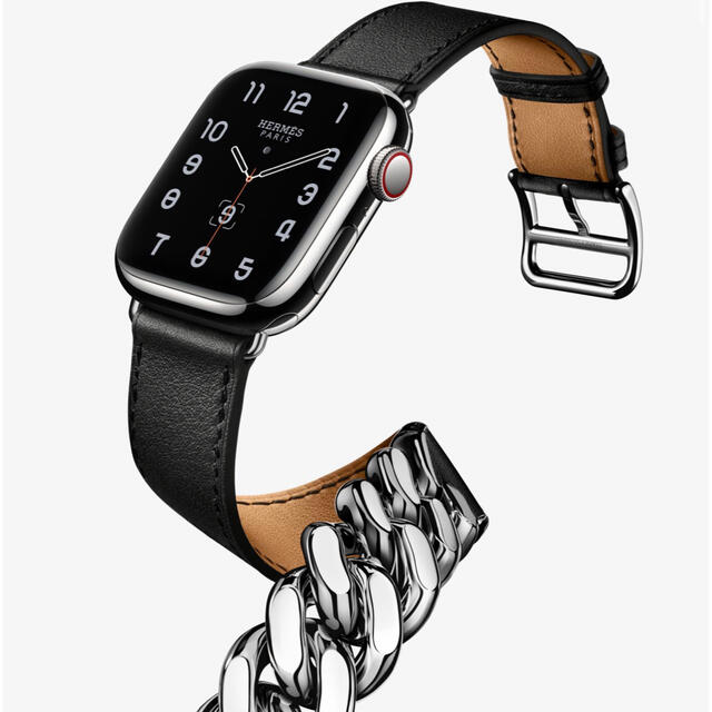 Hermes   本体込み即発送可 Apple Watch Hermes S8 グルメットメタルの