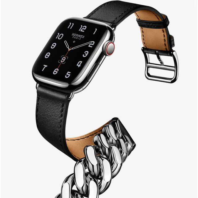 Hermes(エルメス)の本体込み即発送可 Apple Watch Hermes S8 グルメットメタル メンズの時計(腕時計(デジタル))の商品写真