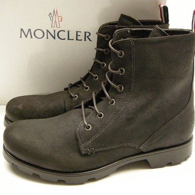 MONCLER(モンクレール)のサイズ41(26-26.5cm相当)新品本物◆モンクレール レザーブーツ メンズ メンズの靴/シューズ(ブーツ)の商品写真