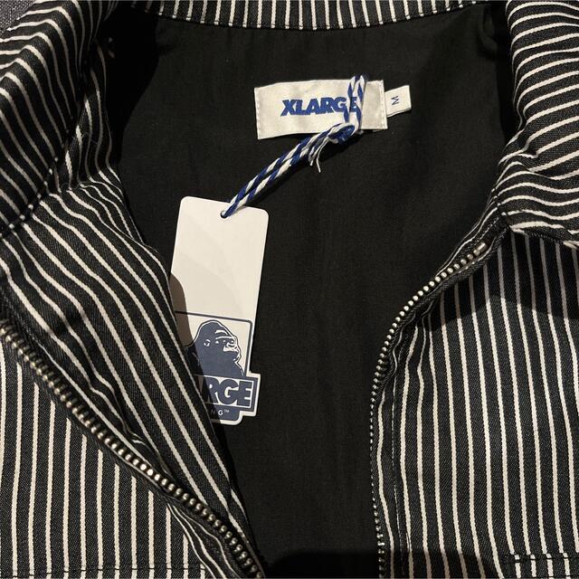XLARGE(エクストララージ)の海外限定 X-LARGE エクストララージ 長袖 シャツ ジップ ジャケット黒 メンズのジャケット/アウター(その他)の商品写真