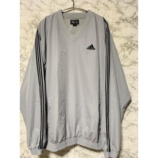 アディダス(adidas)のadidas テーラーメイドゴルフ　ナイロンプルオーバー　Lサイズ　グレー(ウエア)