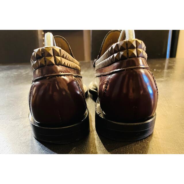 CAMINANDOカミナンド　スタッズローファー　レザー ブラウン 27cm メンズの靴/シューズ(その他)の商品写真