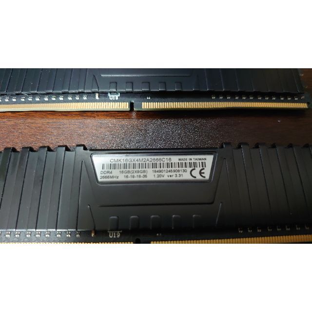 CORSAIR 16GB (8GBx2) DDR4-2666 (179 1