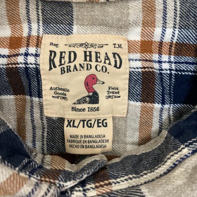 LLサイズ RED HEAD チェックシャツ メンズのトップス(シャツ)の商品写真