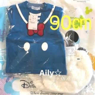 ディズニー(Disney)の新品♡ ドナルド なりきり コスチューム 90センチ ディズニーリゾート(Tシャツ/カットソー)