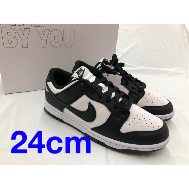 ダンクパンダNIKE DUNK LOW BY YOU 24cm 白黒パンダ ナイキダンクロー