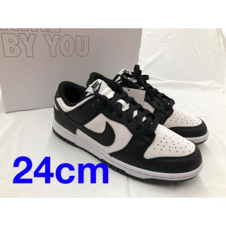 ナイキ(NIKE)のNIKE DUNK LOW BY YOU 24cm 白黒パンダ ナイキダンクロー(スニーカー)